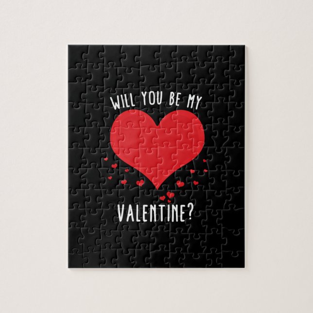 Puzzle Seras-tu ma valentine ? (Vertical)
