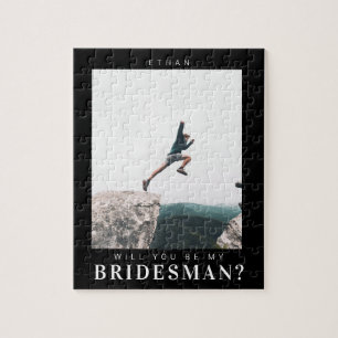 Puzzle Seras-tu mon Bridesman Photo Minimaliste Moderne