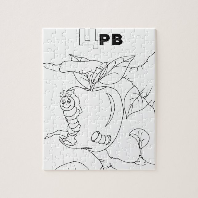 Puzzle serbian cyrillic worm (Vertical)