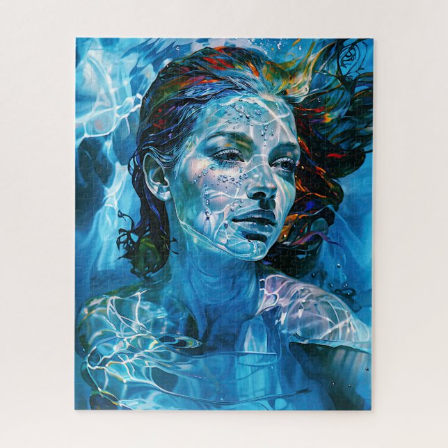 Puzzle "Serelis" - Sérénité dans Aqua Harmony (Vertical)