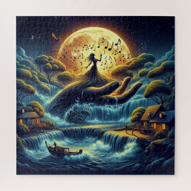 Puzzle Serenade au clair de lune (Vertical)