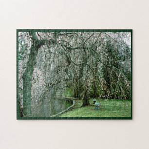 Puzzle Sérénité du jardin en pastels