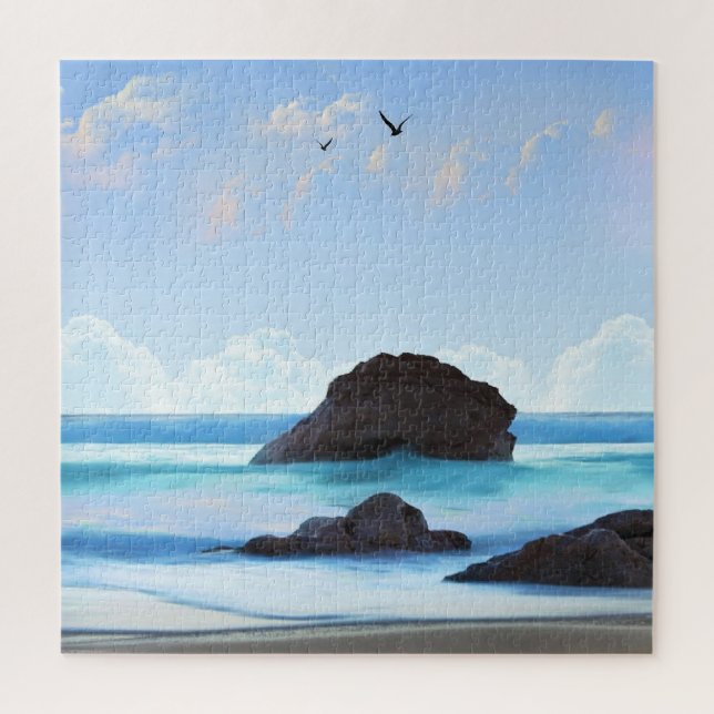 Puzzle Sérénité, nuages, beauté tranquille (Vertical)