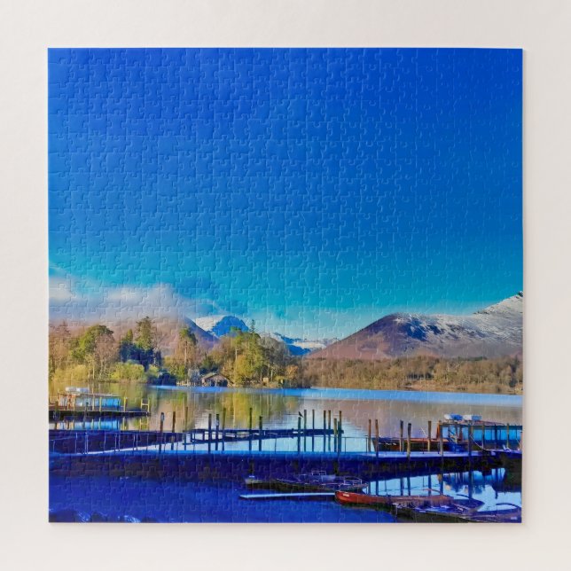Puzzle Sérénité printanière à l'eau Dergone (Vertical)