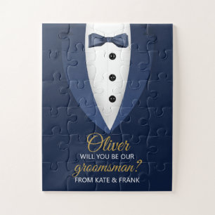 Puzzle Serez-Vous Notre Groomsman Proposition De Mariage