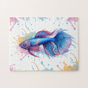 Puzzle - Série aquarelle : Betta Fish