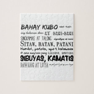 Puzzle Série de rimes en pépinière philippine