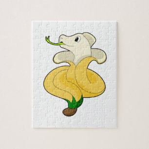 Puzzle Serpent avec banane