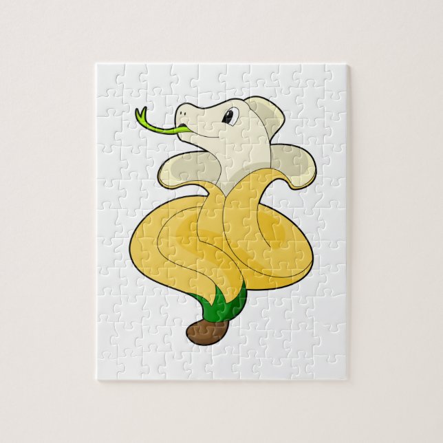 Puzzle Serpent avec banane (Vertical)