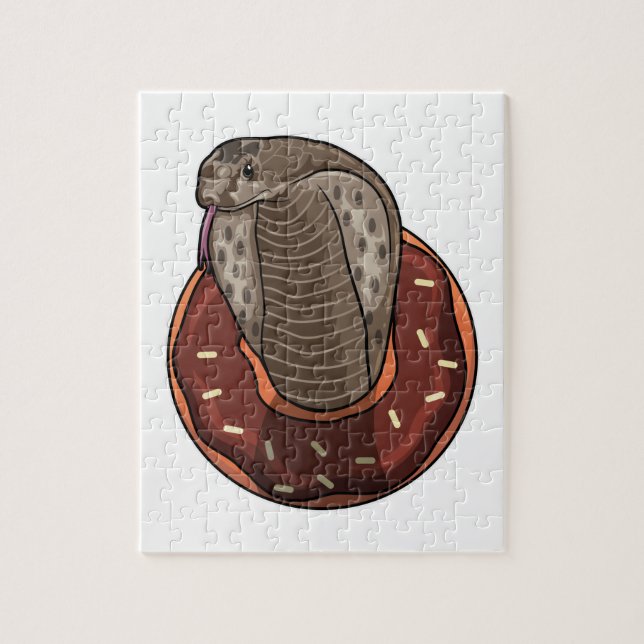 Puzzle Serpent avec beigne (Vertical)