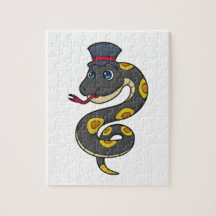 Puzzle Serpent avec Casquette