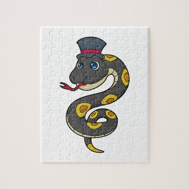Puzzle Serpent avec Casquette (Vertical)