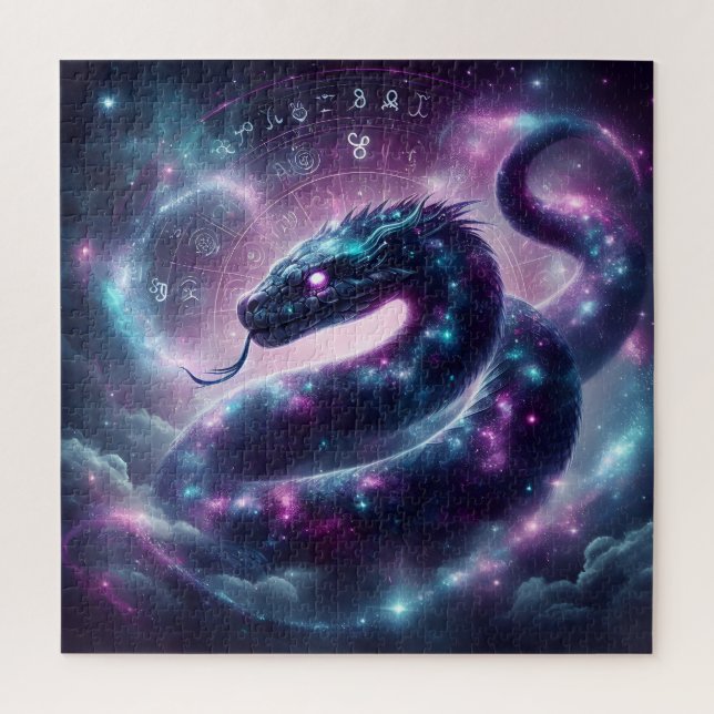 Puzzle Serpent Cosmique Zodiaque Galaxie Astrologie (Vertical)