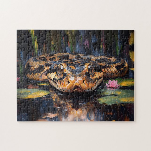 Puzzle Serpent en Floride Everglades peinture (Horizontal)
