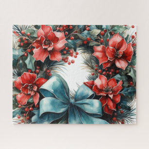 Puzzle Serre de pin avec Noël Holly Festif