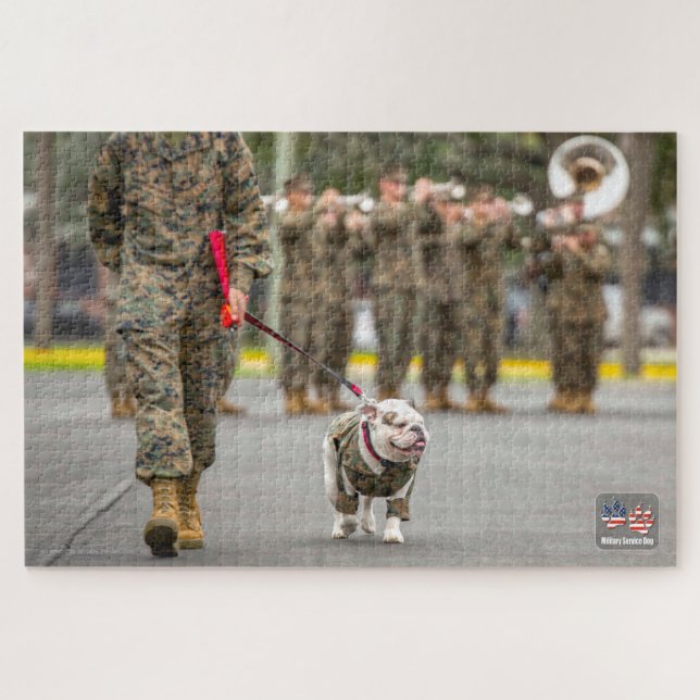 Puzzle SERVICE MILITAIRE AMÉRICAIN CHIEN (20x30 pouces) (Horizontal)