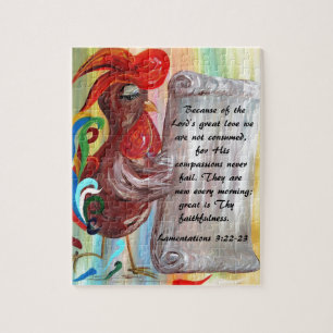 Puzzle Ses compassions sont nouvelles chaque matin