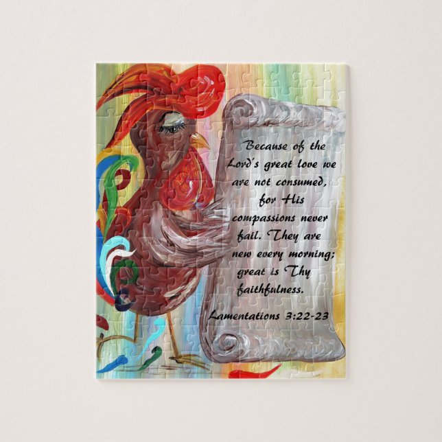 Puzzle Ses compassions sont nouvelles chaque matin (Vertical)