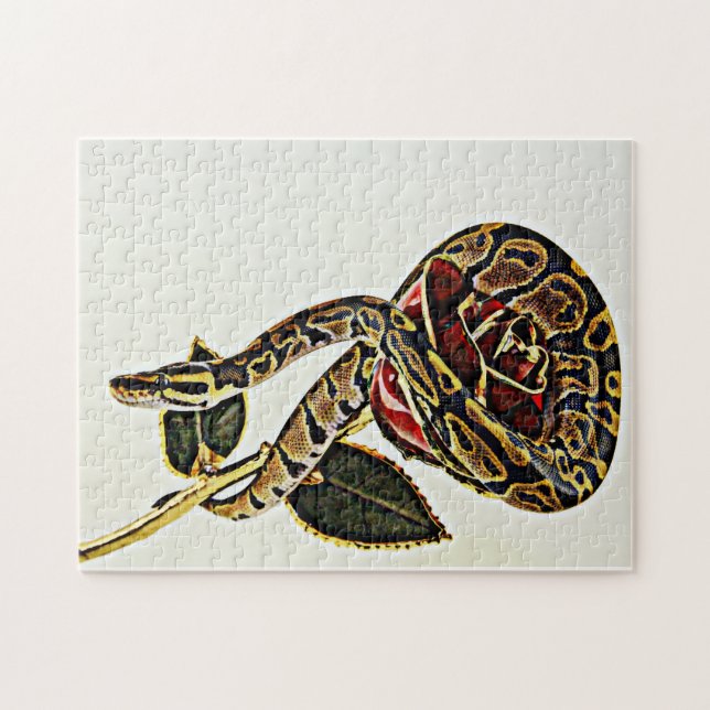 Puzzle S'est levé et le serpent - boule Phyton (Horizontal)