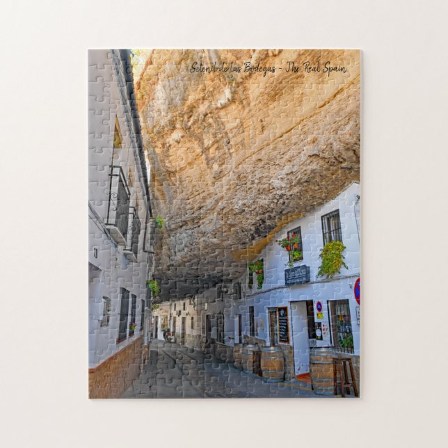 Puzzle Setenil de las Bodegas - La véritable Espagne (Vertical)