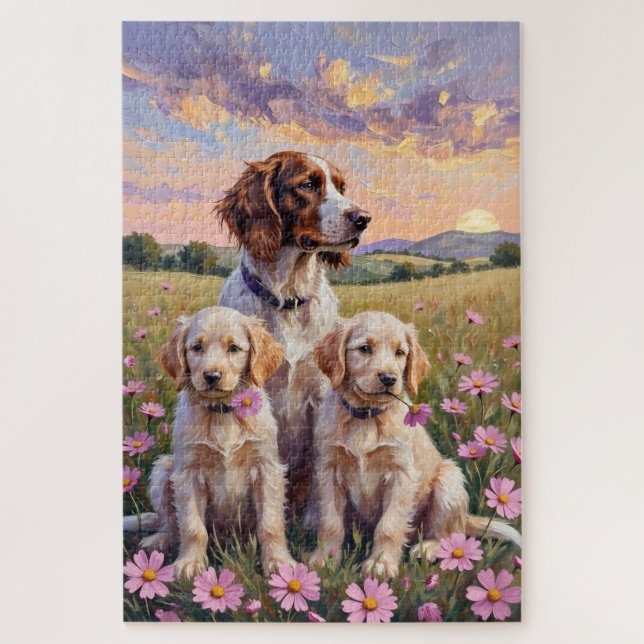 Puzzle Setter anglais Cosmos Meadow Art (Vertical)