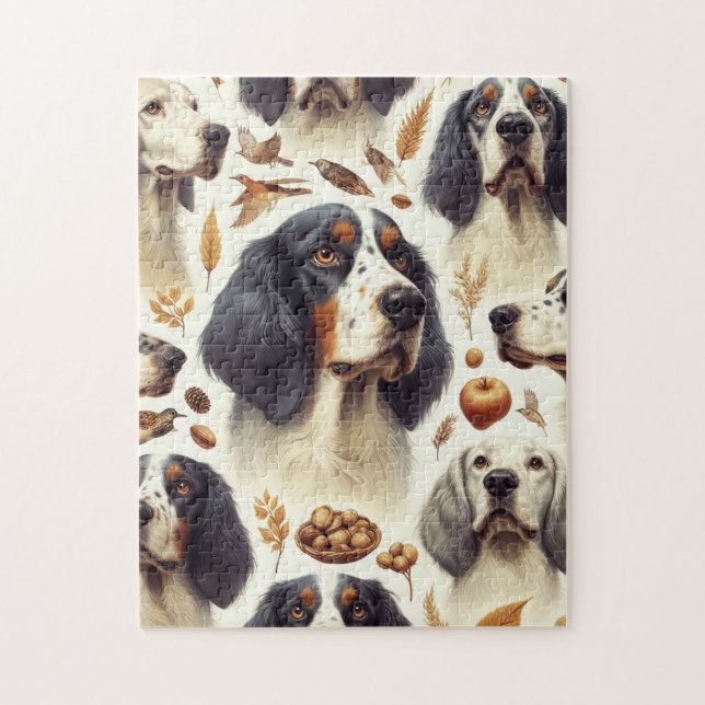 Puzzle Setter anglais vintage sans couture (Vertical)