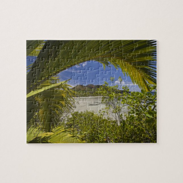 Puzzle Seychelles, île Curieuse, baie Laraie (Horizontal)