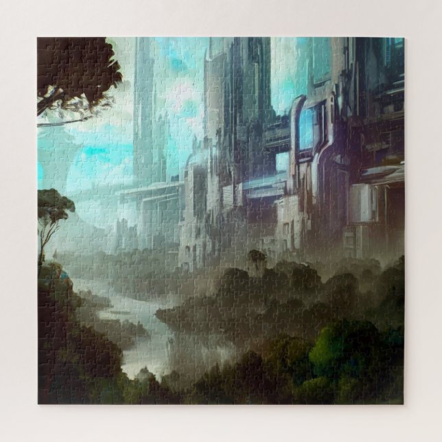 Puzzle SF City Forest Planet (4) (Vertical)