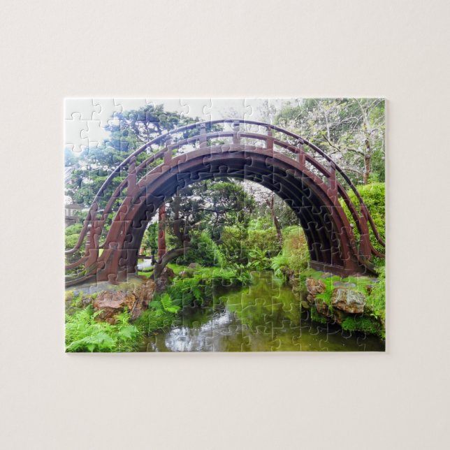 Puzzle SF Jardin de thé japonais Pont de tambour #2 Puzzl (Horizontal)