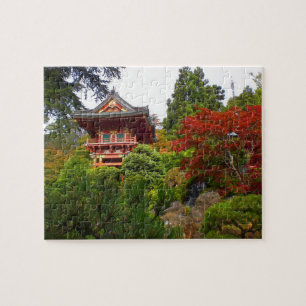 Puzzle SF Jardin de thé japonais Temple Porte #3 Jigsaw P