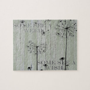 Puzzle Shabby Chic Certains Voient Une Mauvaise Mherbe Ce