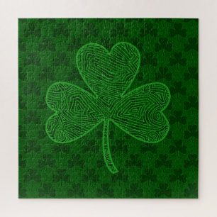 Puzzle shamrock
