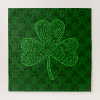 Puzzle shamrock