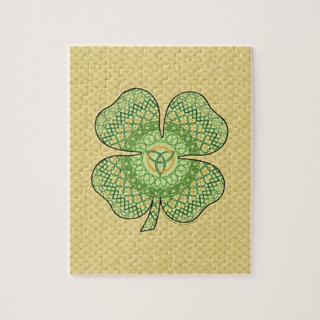 Puzzle Shamrock celtique (Vertical)