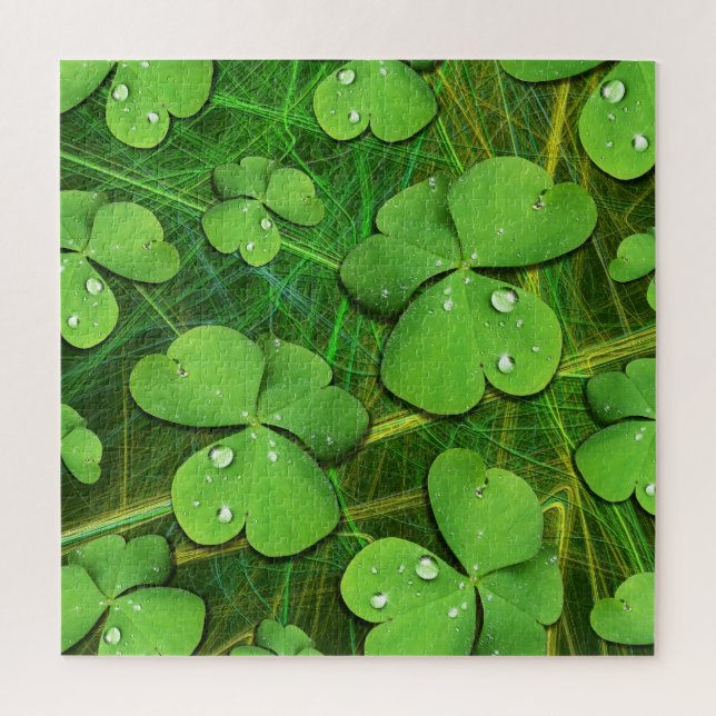 Puzzle Shamrock vert St Patrick iPhone 5 Coque-Mate (Vertical)