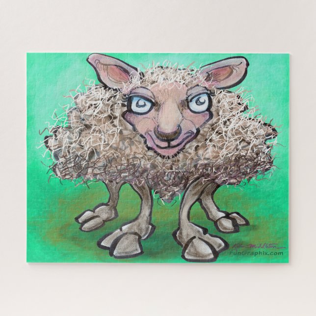Puzzle Sheep Jigsaw (Horizontal)