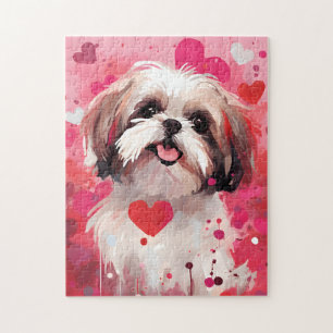 Puzzle Shih Tzu Valentines