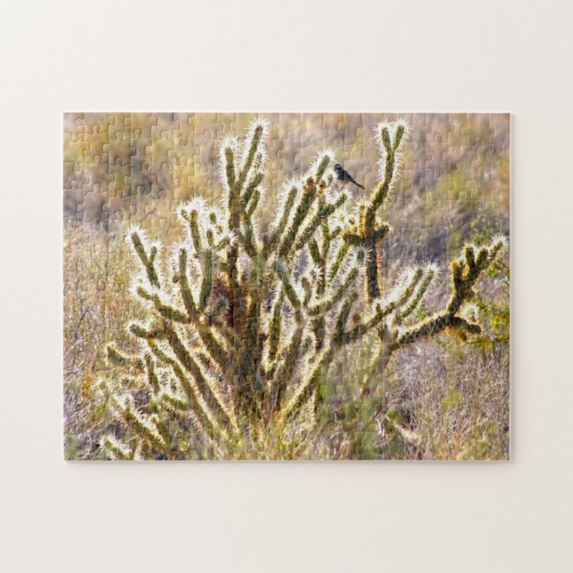 Puzzle Shimmer Cactus Nevada. (Horizontal)