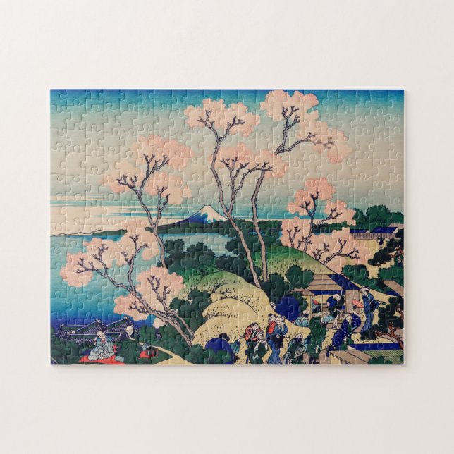 Puzzle Shinagawa sur le Tokaido par Katsushika Hokusai (Horizontal)
