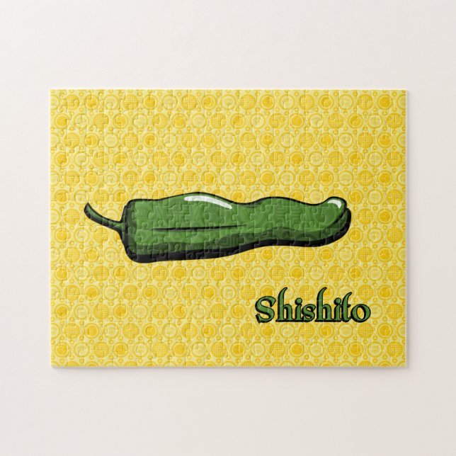 Puzzle Shishito Chili Pepper (Horizontal)