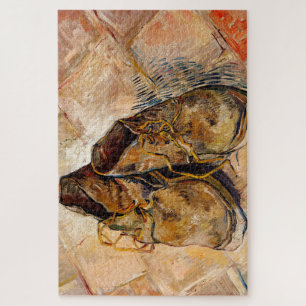 Puzzle Shoes by Van Gogh Painting Art