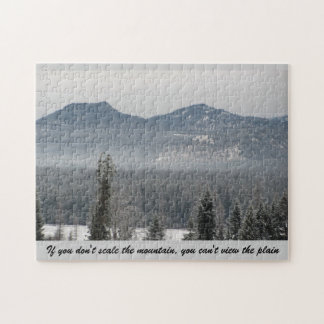Puzzle Si vous ne grimpez pas à la montagne...