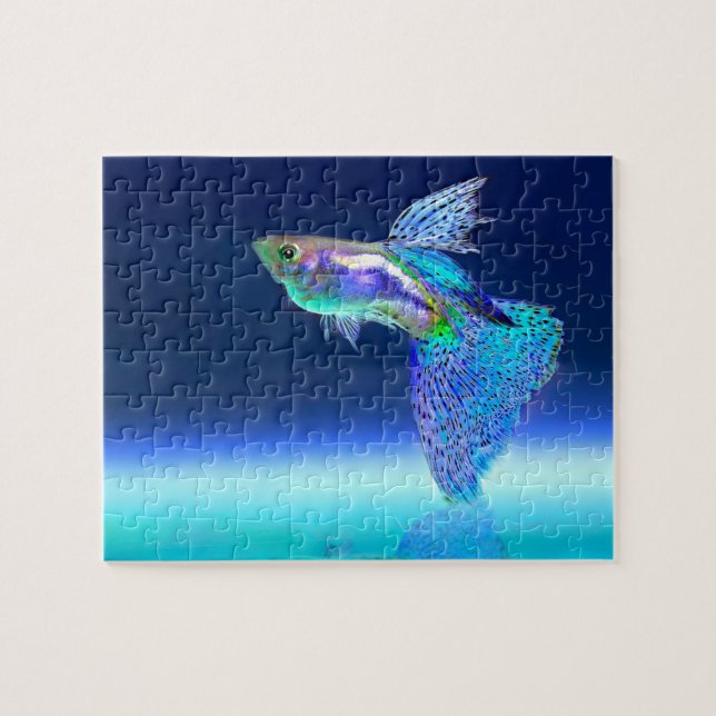 Puzzle Siamais combattant le poisson (Horizontal)