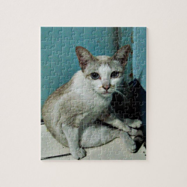 Puzzle Siamese Cat Friend (Vertical)