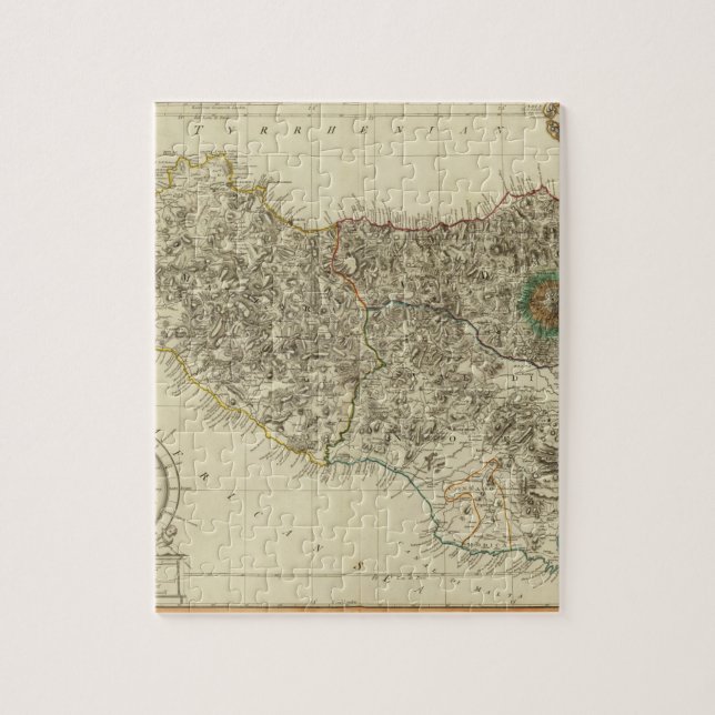 Puzzle Sicile, Italie (Vertical)