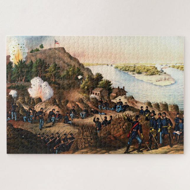 Puzzle Siège de Vicksburg Ulysses S. Grant 1888 (Horizontal)