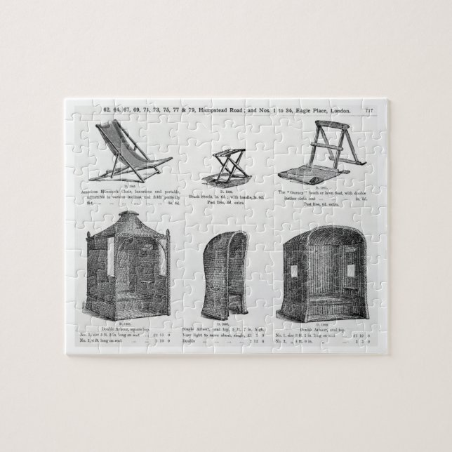 Puzzle Sièges et tonnelles du catalogu d'Oetzmann et de (Horizontal)