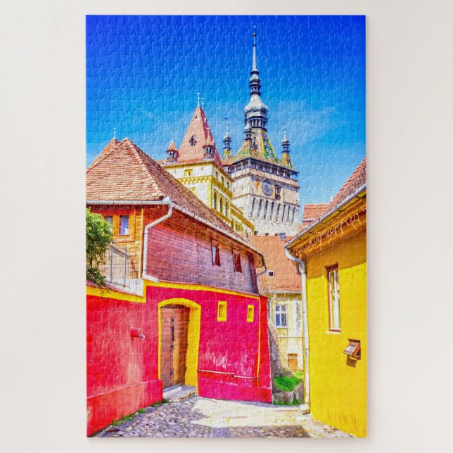 Puzzle Sighisoara Transylvania (Vertical)