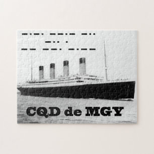 Puzzle Signal de détresse sans fil Titanic CQD de MGY