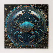 Signe zodiaque Cancer Puzzle, 20"x20" 676 pcs.
